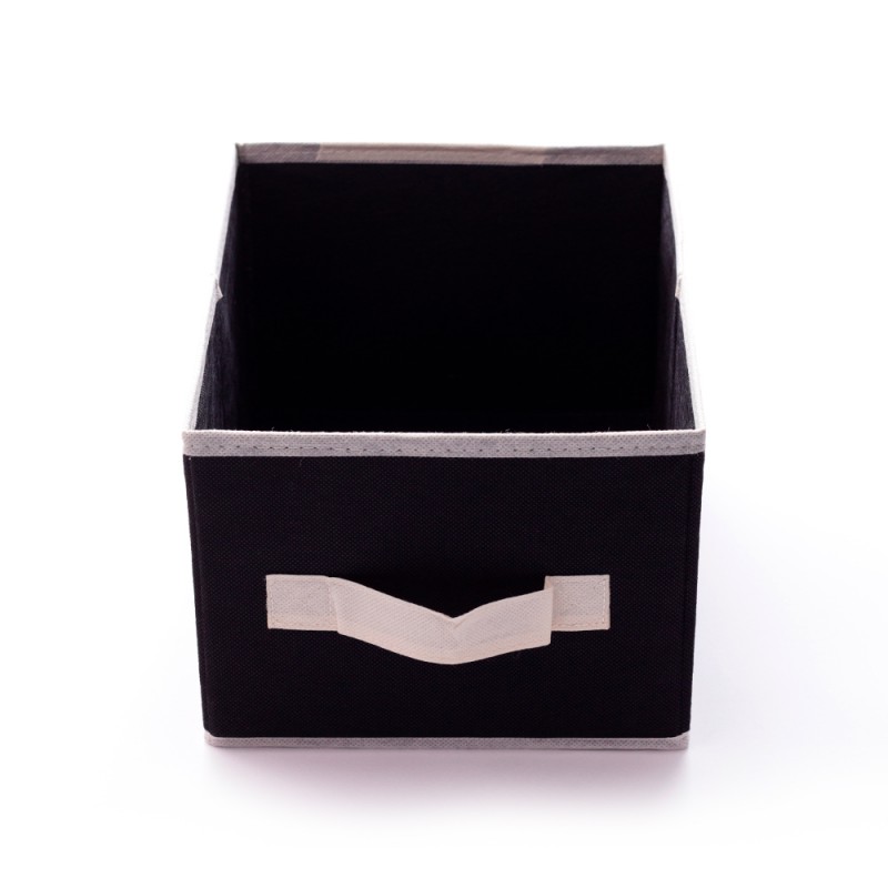 Caja de tela de almacenamiento y organización mediana