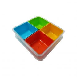 Juego de contenedores plásticos 1.25L