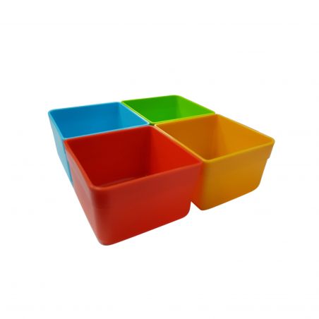 Juego de contenedores plásticos 1.25L