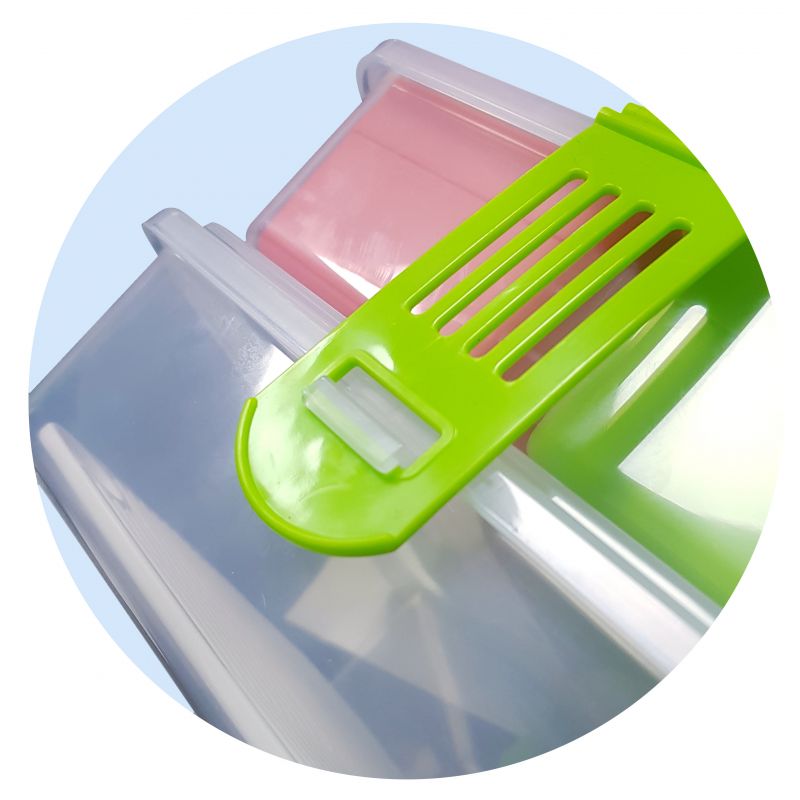 Juego de contenedores plásticos 1.25L