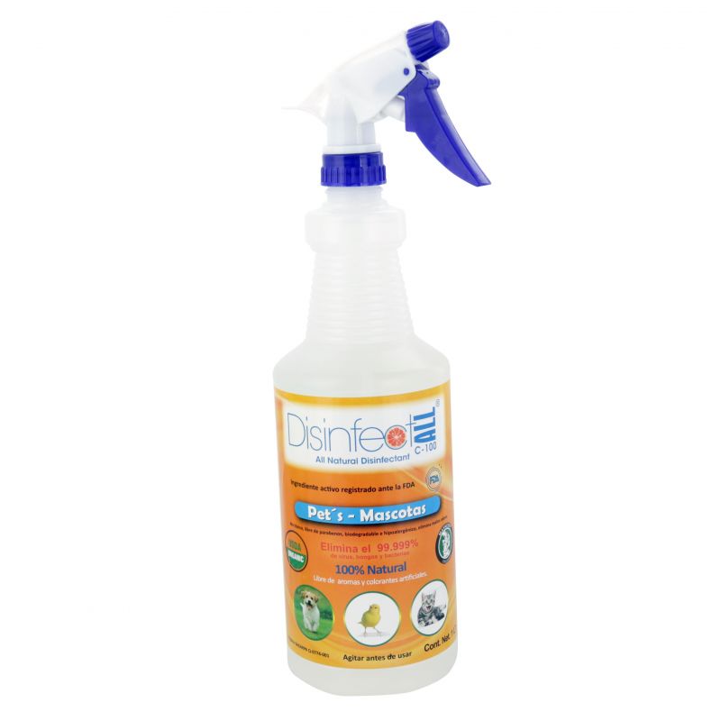 Desinfectante natural para mascotas
