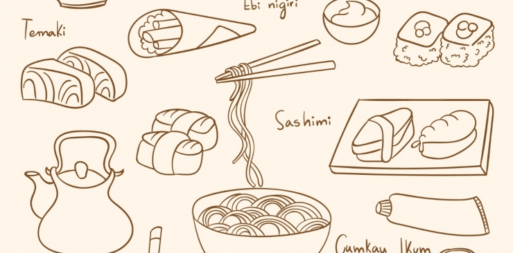 Comida japonesa que no te tomará mucho tiempo en preparar